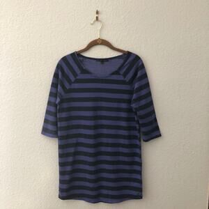 Urban Outfitters Blue Stripe Sweatshirt Top